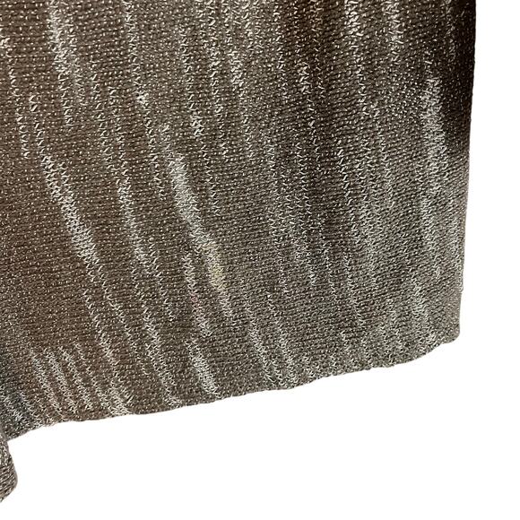 Purejill J. Jill Dipped Open Front Cardigan Teak White Size Large - Picture 4 of 6